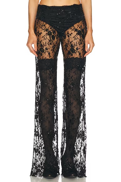 Embro Lace Pant Black