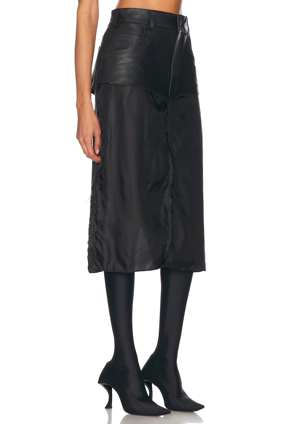 Ripped Off Skirt Black