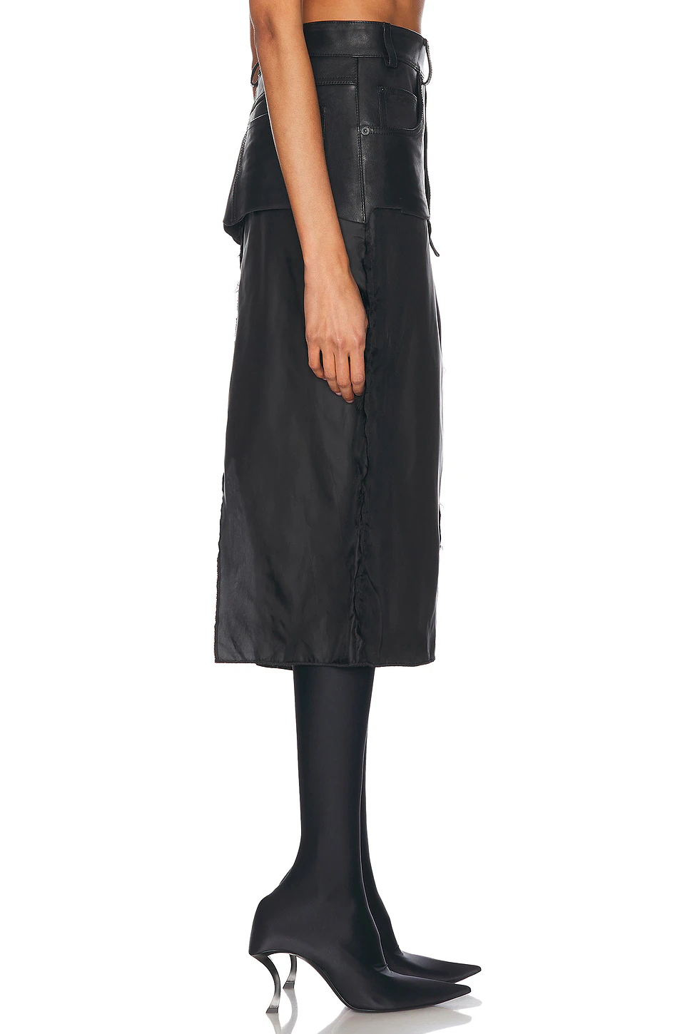 Ripped Off Skirt Black