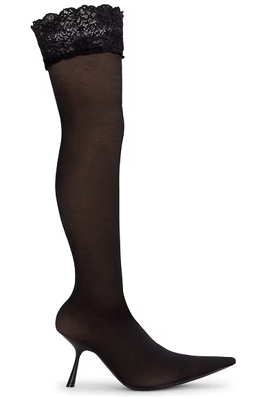 New Flex Heel Black & Nude