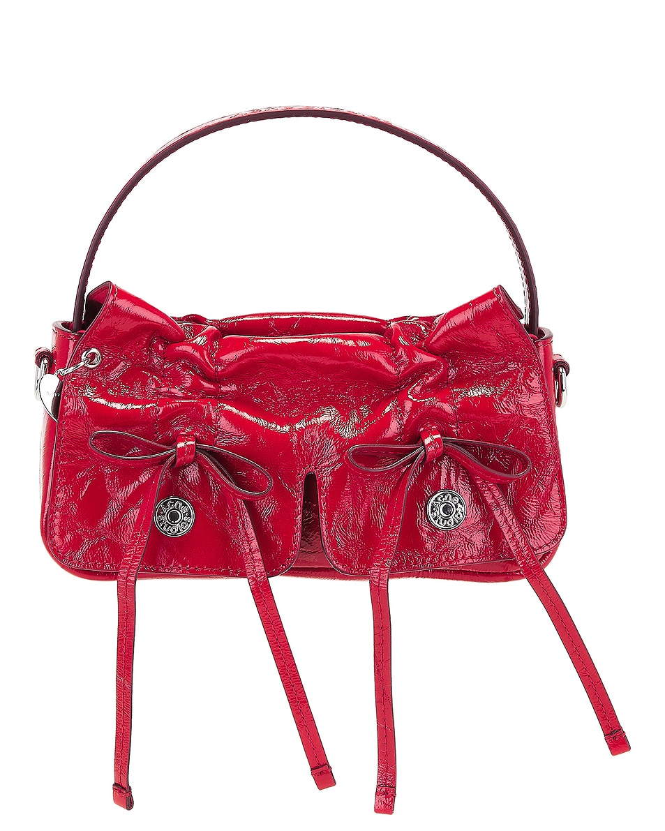 Multipocket Micro Crinkled Bag Red