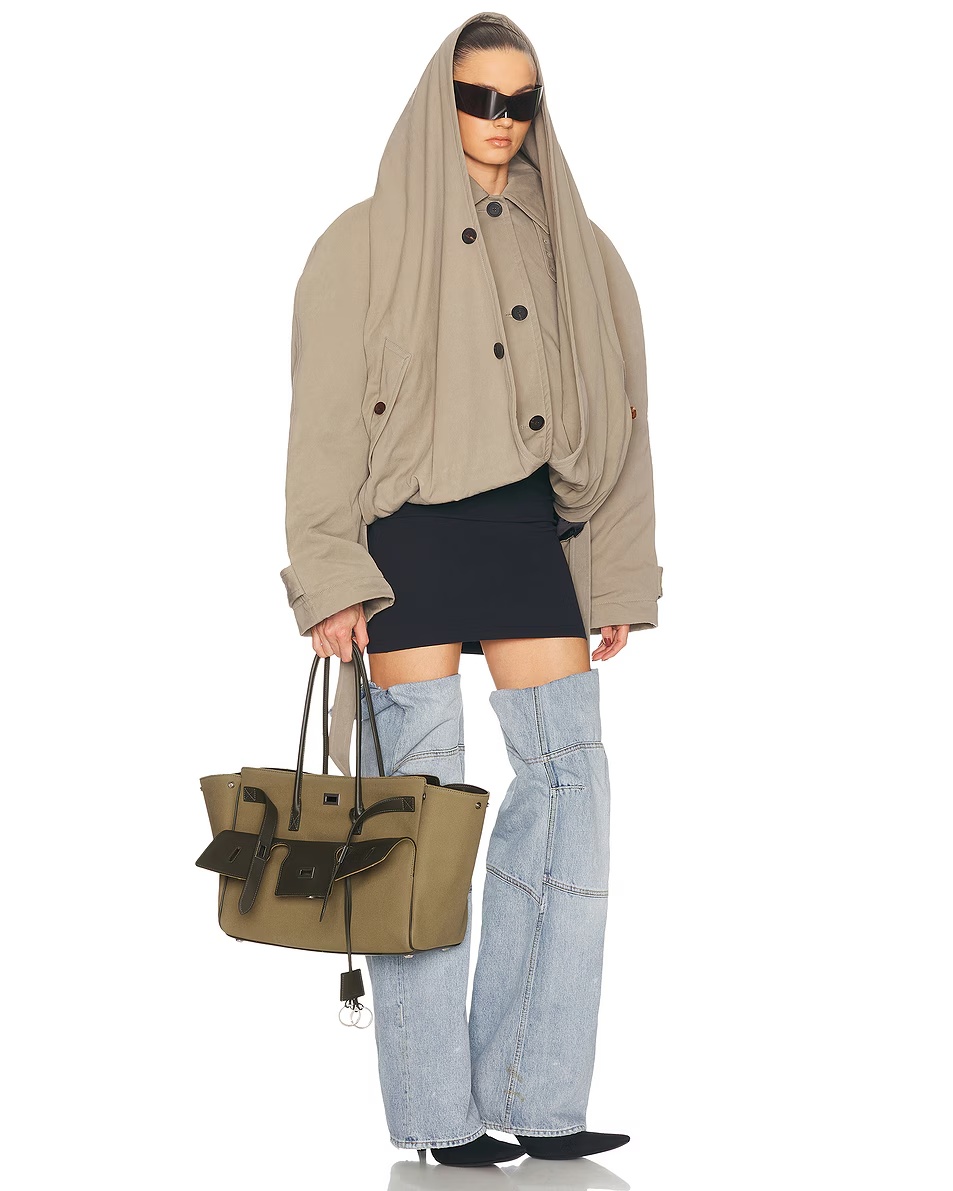 Bel Air Canvas Medium Carry All Bag Khaki