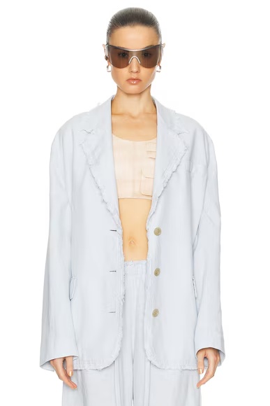 Jimoni Baggy Blazer Pale Blue