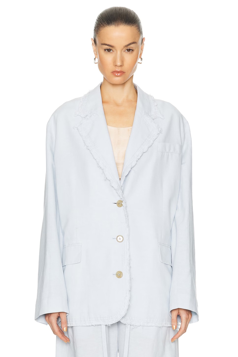 Jimoni Baggy Blazer Pale Blue