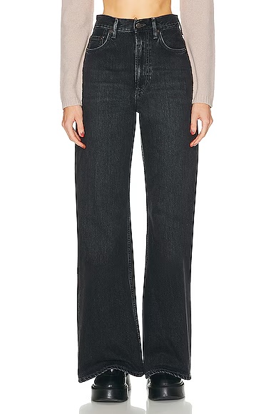 Vintage Baggy Wide Leg Jeans Black