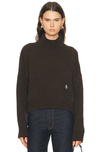 SRC Wool Turtleneck Chocolate