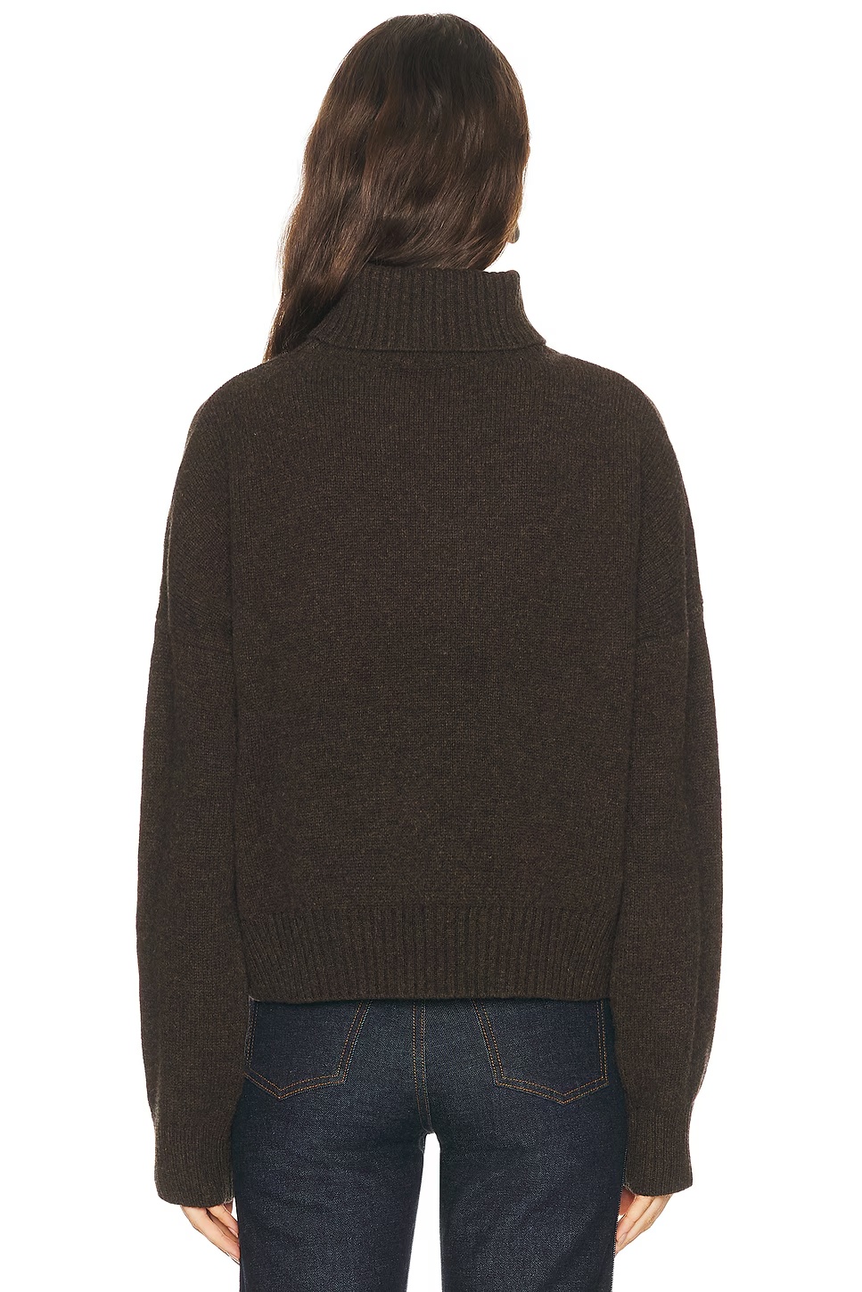 SRC Wool Turtleneck Chocolate