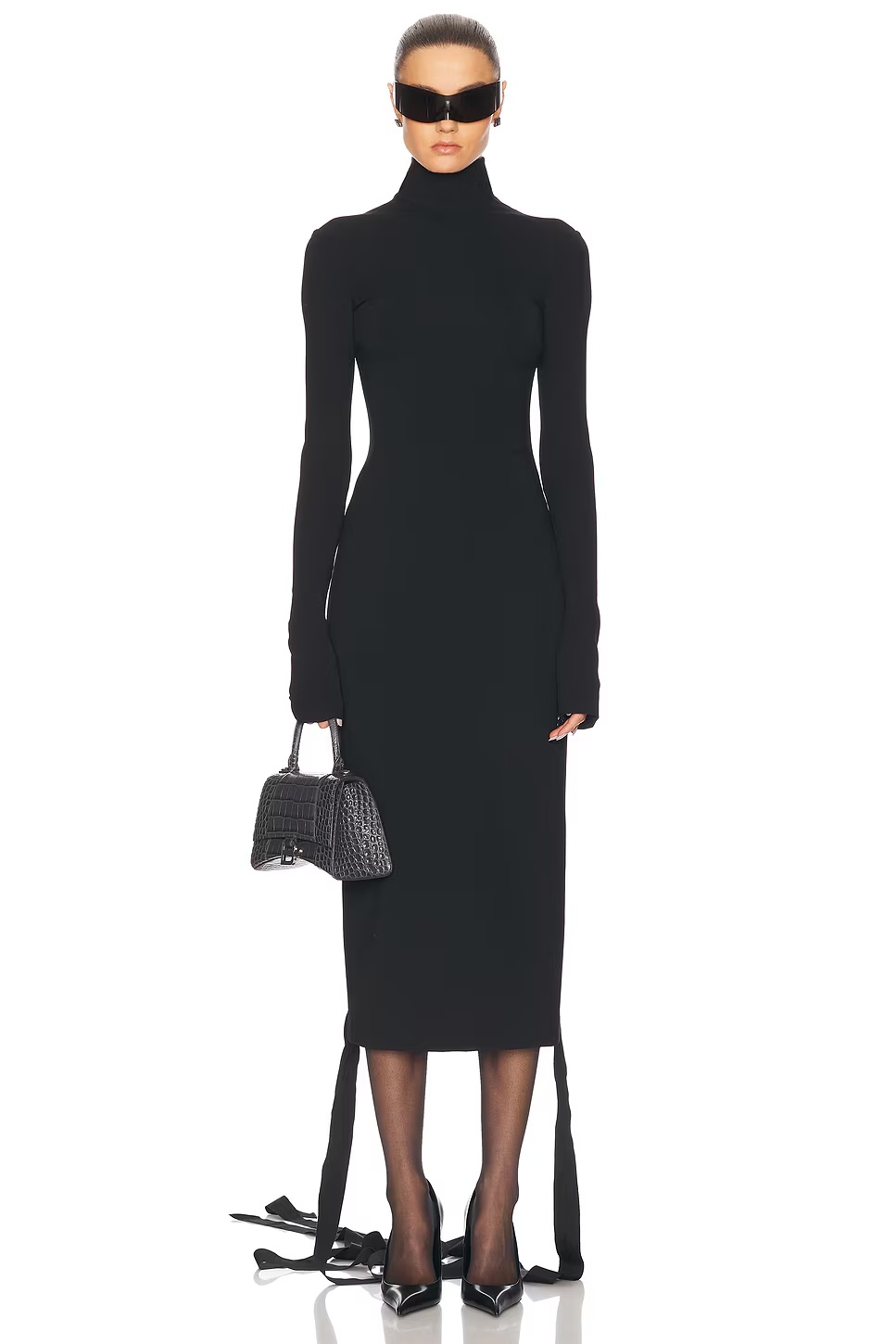 Backless Dress Black