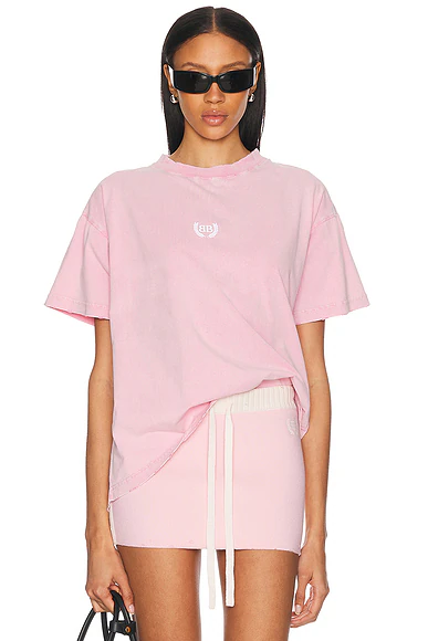 Boxy T-shirt Baby Pink