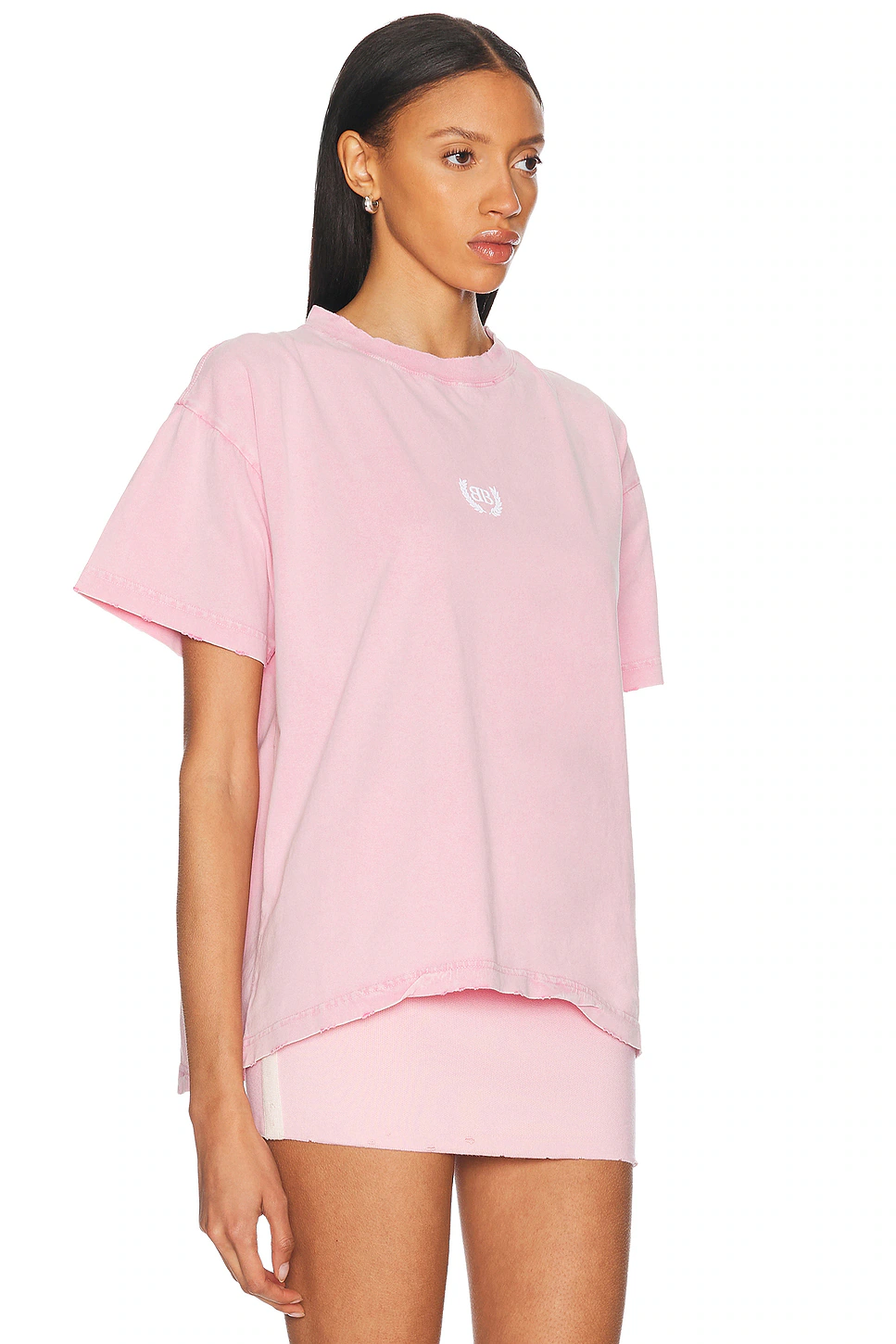 Boxy T-shirt Baby Pink