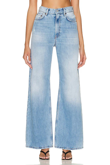 Wide Leg Jeans Light Blue