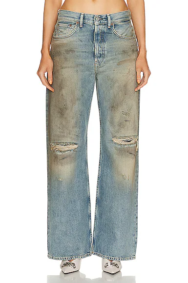 2021 Loose Fit Jeans Mid Blue