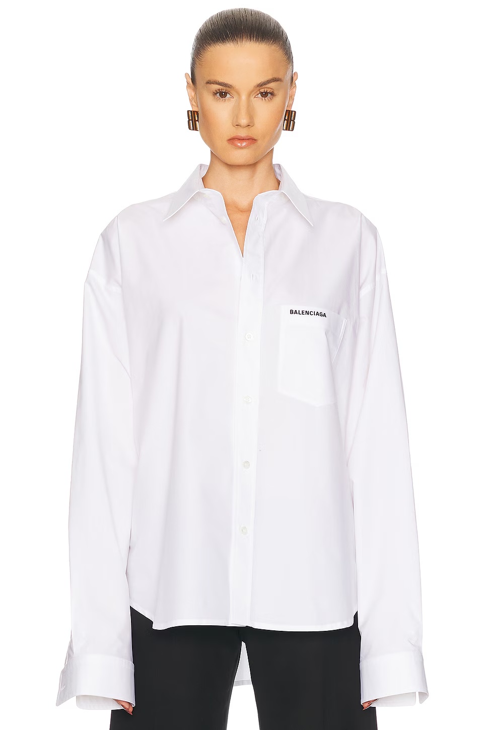 Long Sleeve Regular Shirt White