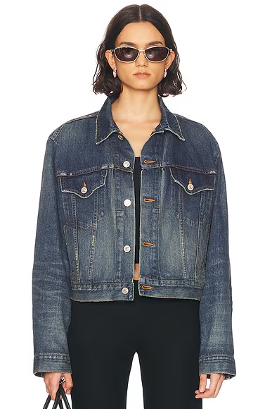 Small Fit Jacket Deep Blue