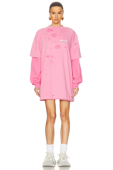 Camp Destroy Top Dirty Pink