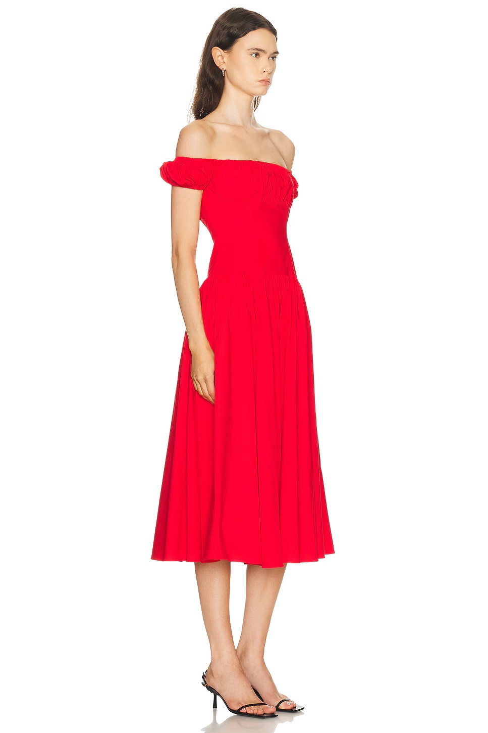 Augusta Drop Waist Maxi Dress High Risk Red
