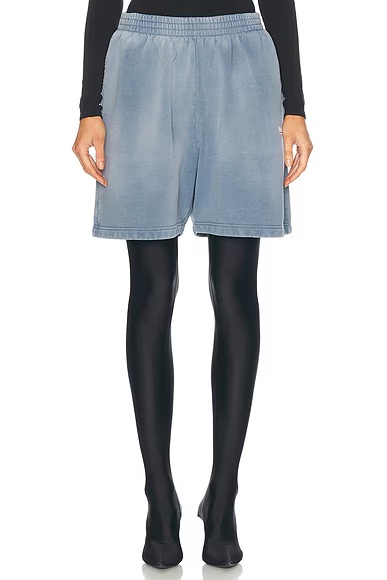 Sweat Short Faded Blue, White, & Red