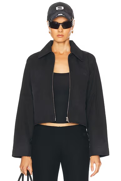 Shrunk Parka Jacket Black