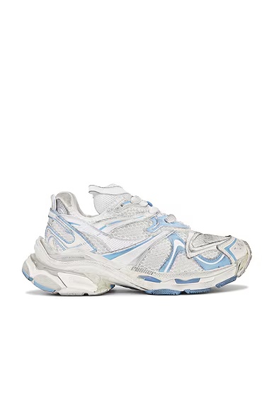 Runner 2 Sneaker White, Light Blue, & Grey