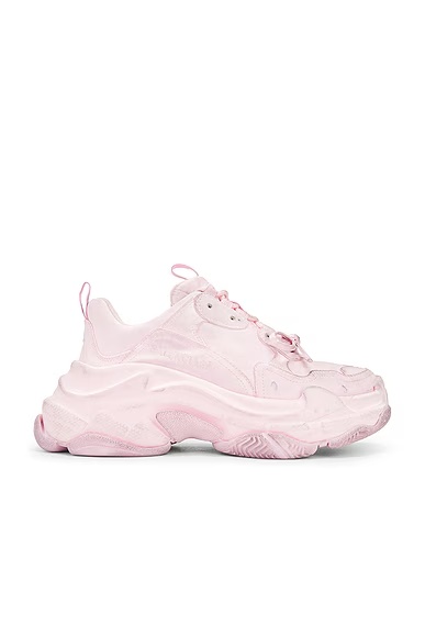 Triple S Satin Sneaker Petal Pink