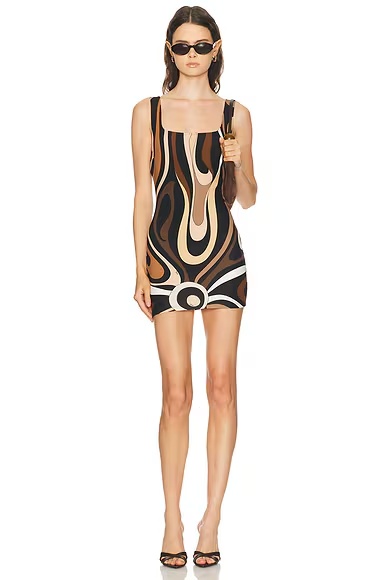 Mini Dress Black & Gold