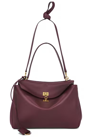Rodeo Medium Top Handle Bag Dark Burgundy