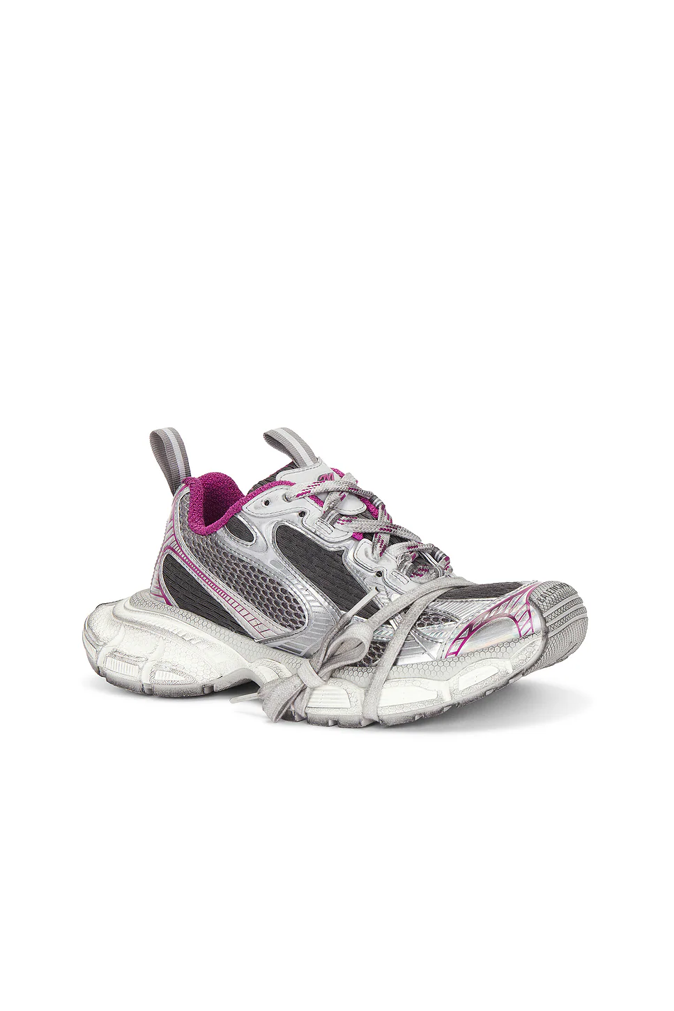 3xl Sneaker Grey, White & Pink