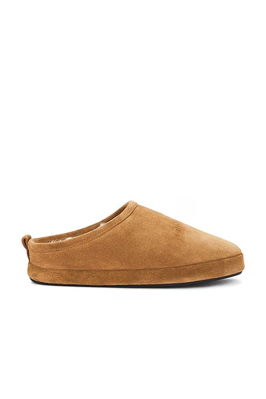 Alaska Slipper Brown & White
