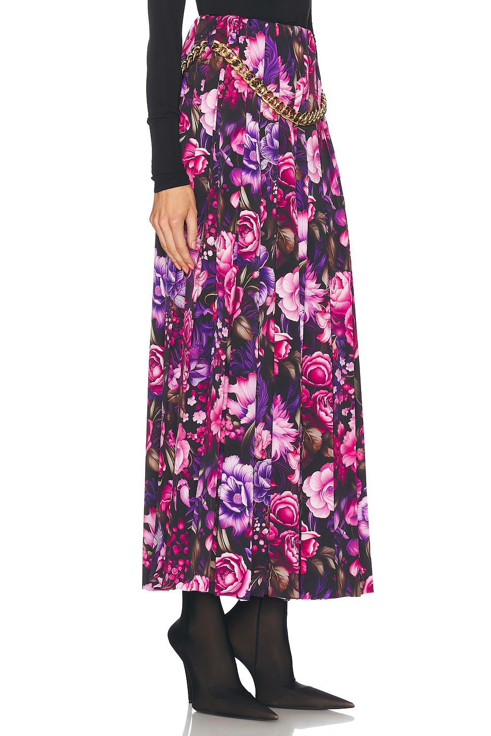 Pleated Skirt Purple & Pink