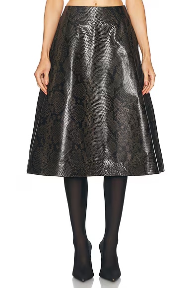A Line Skirt Kaki