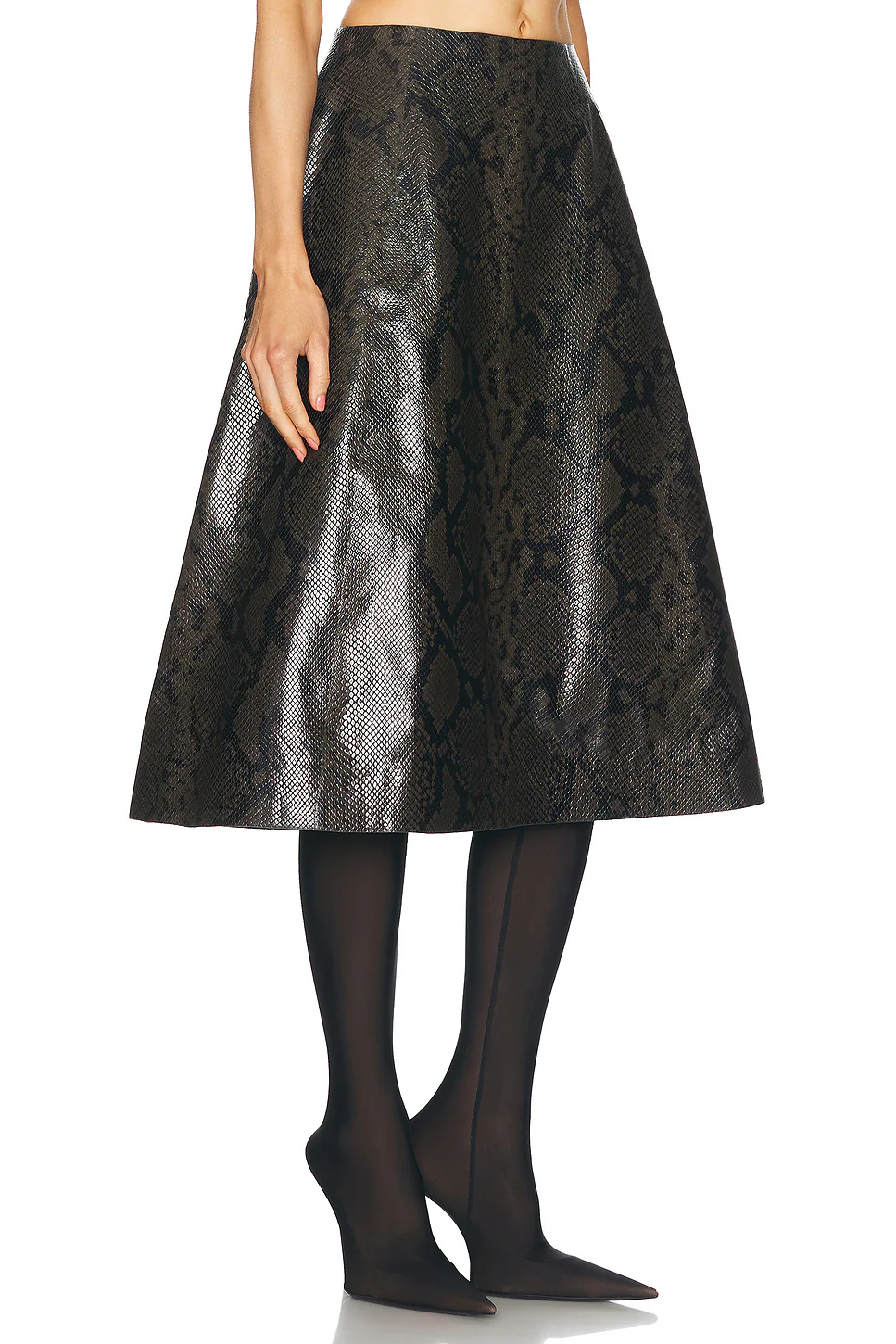 A Line Skirt Kaki