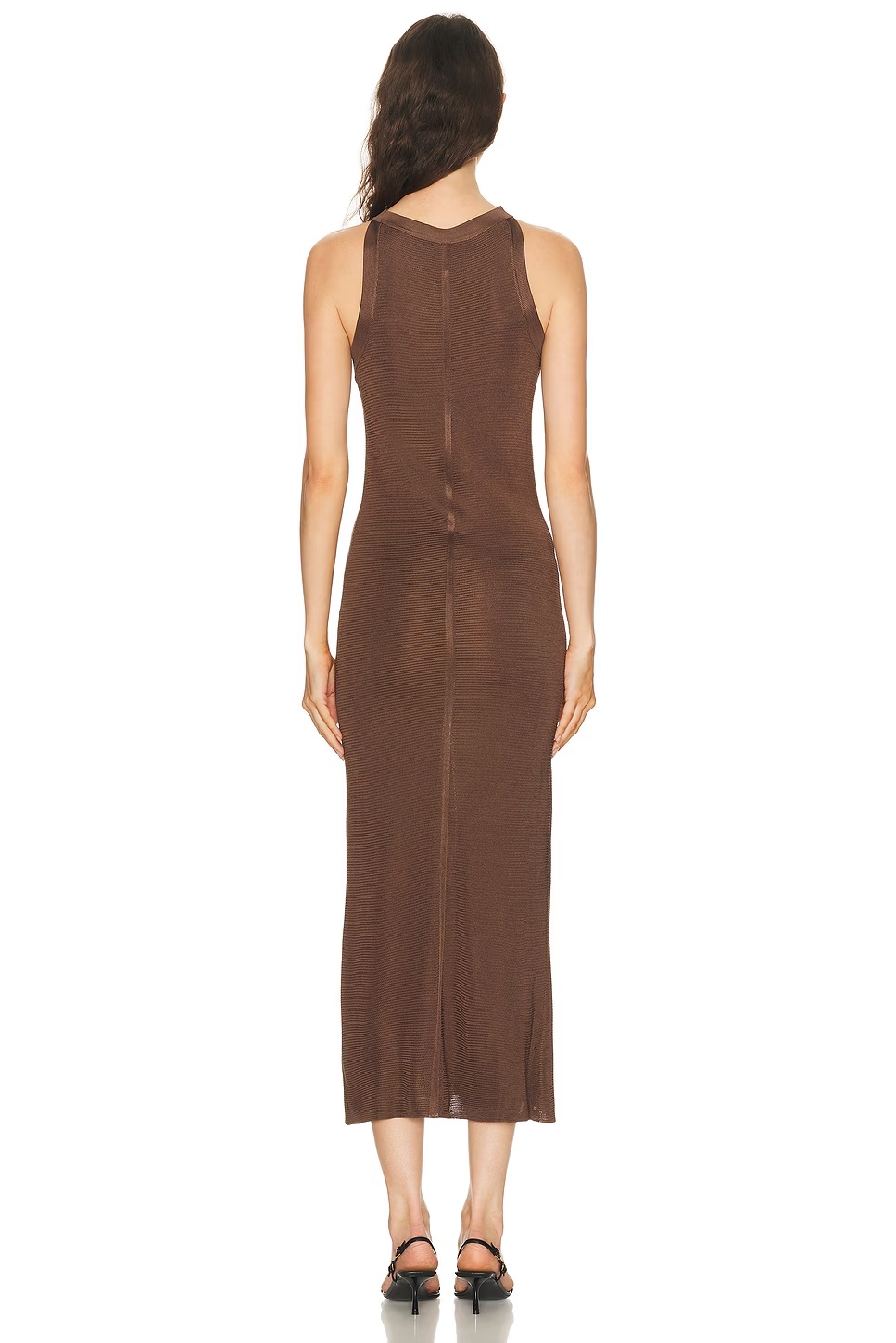Pablo American Armhole Maxi Dress Brown