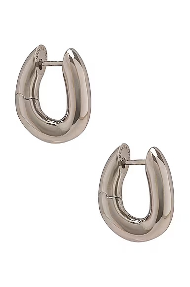 XXS Loop Earrings Shiny Silver