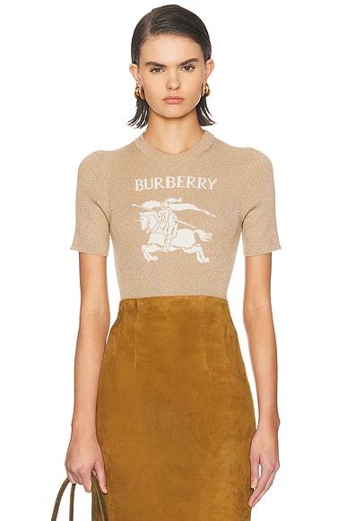 Sheila T-Shirt Archive Beige & Gold
