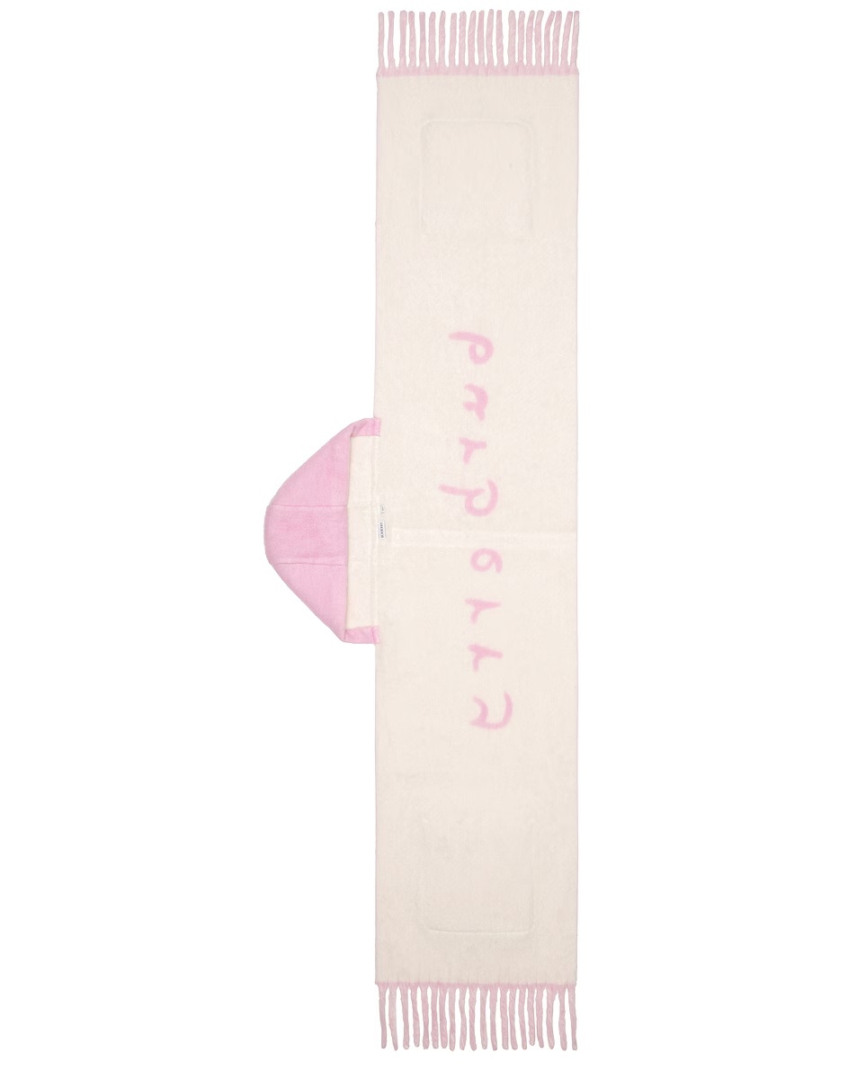 Hooded Pocket Scarf Sugar Pink