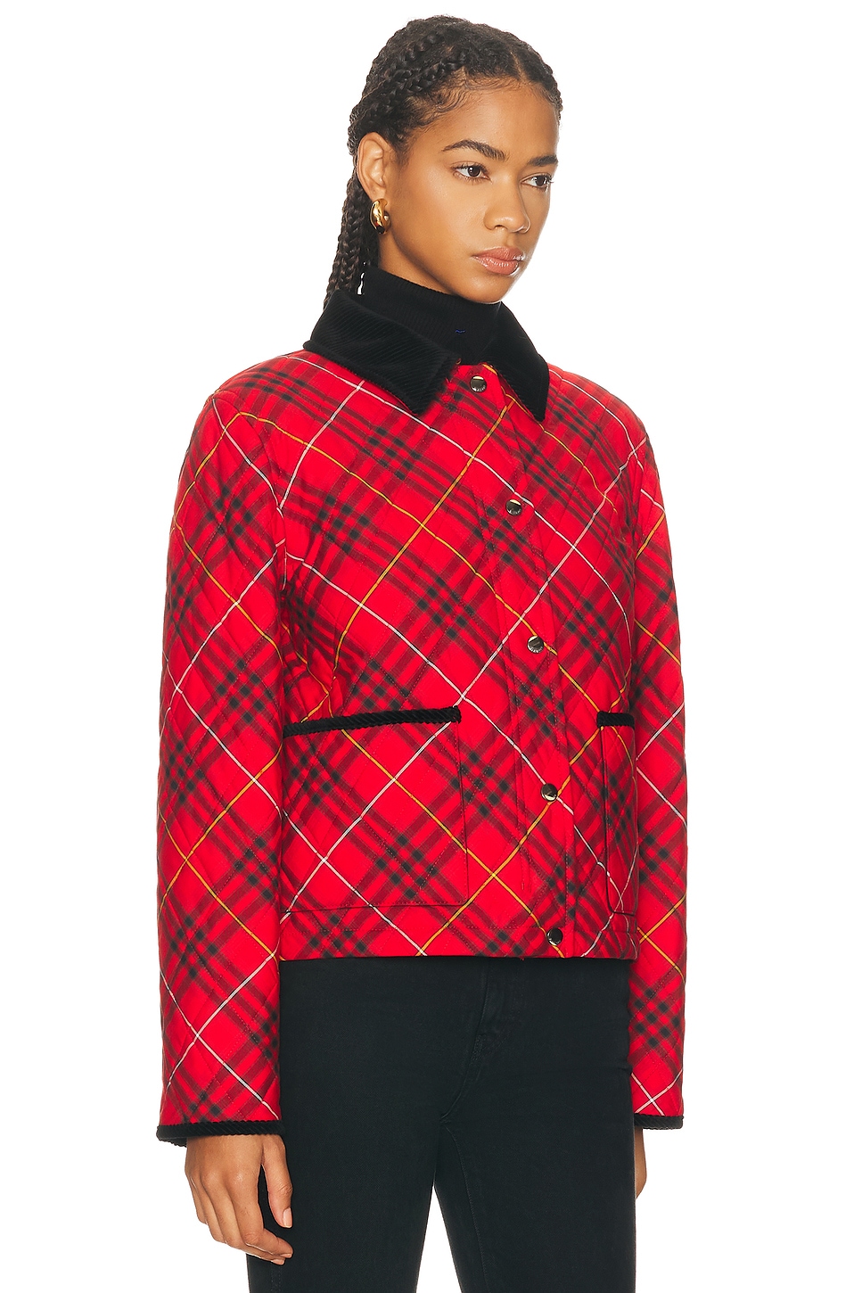 Oldham Check Coat Poppy IP Check