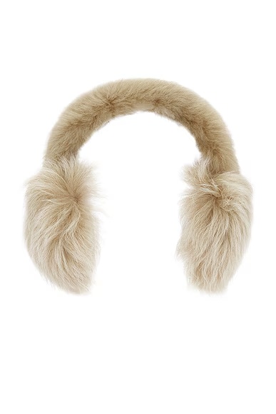 Shearling Earmuff Linden Brown