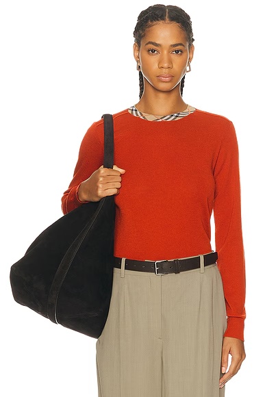 Crewneck Sweater Crimson Red