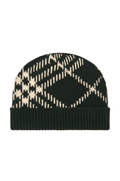 Core Check Beanie Black & Calico IP Check