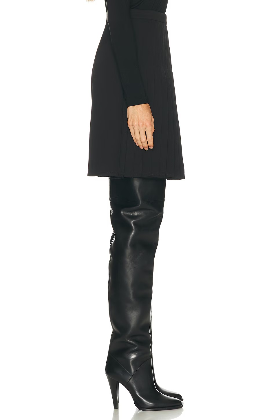 Eleonora Pleated Skirt Black