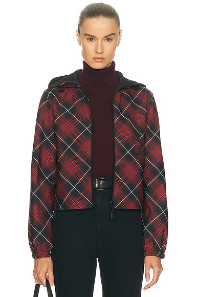 Salisbury Check Coat Poppy IP Check