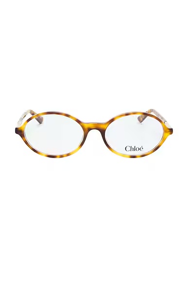 Judy Round Optical Eyeglasses Havana & Transparent