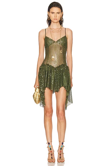 Lustina Dress Green