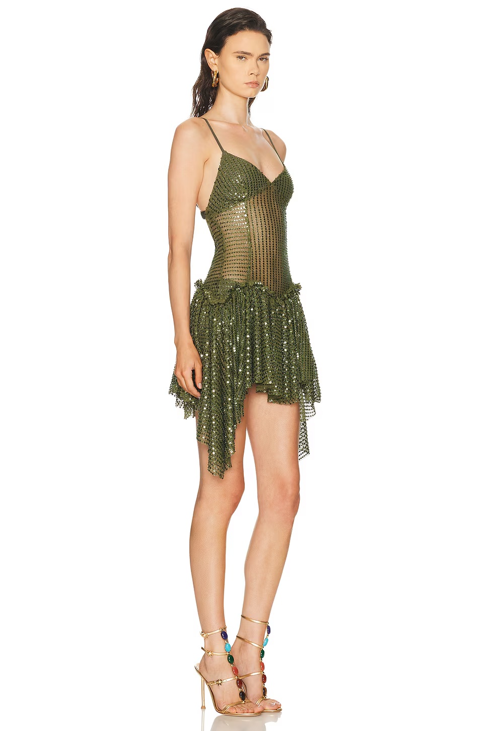 Lustina Dress Green