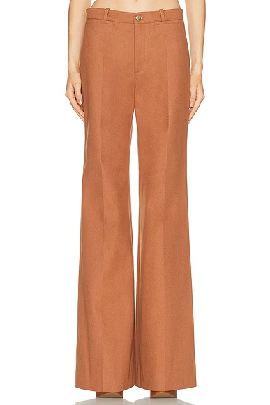 Cotton Trousers Nougat