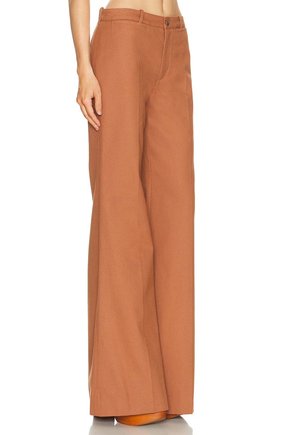 Cotton Trousers Nougat