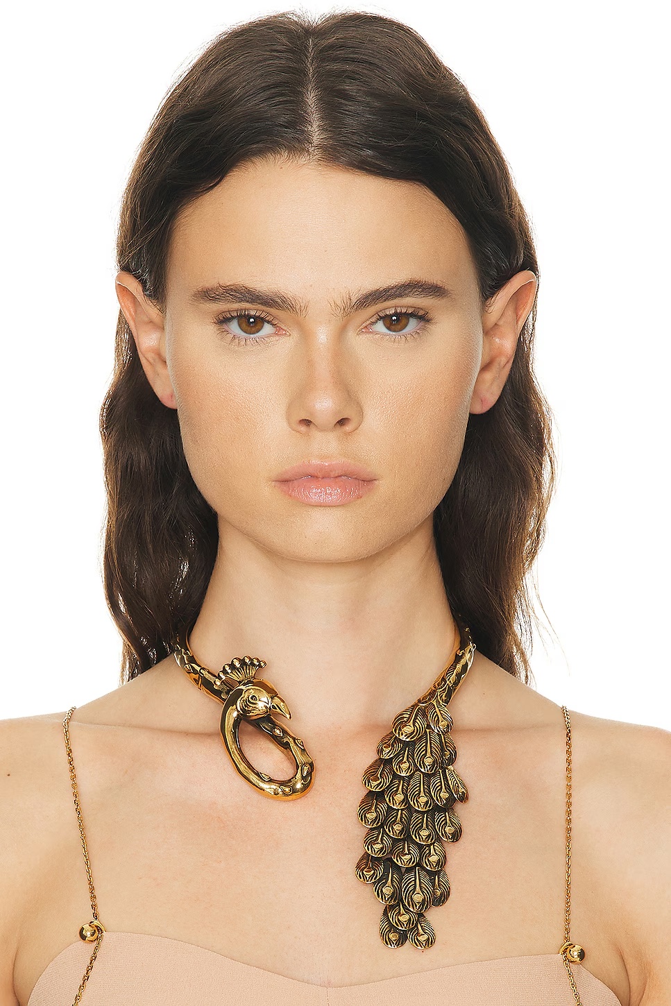 Cuff Necklace Vintage Gold