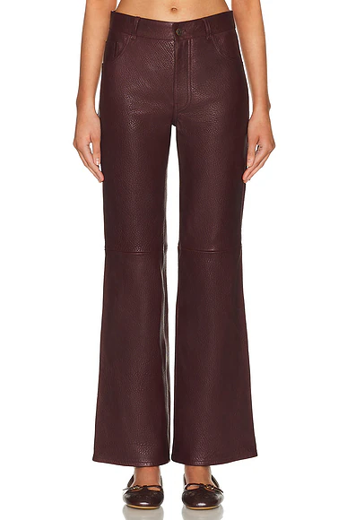 Leather Pant Full Violine
