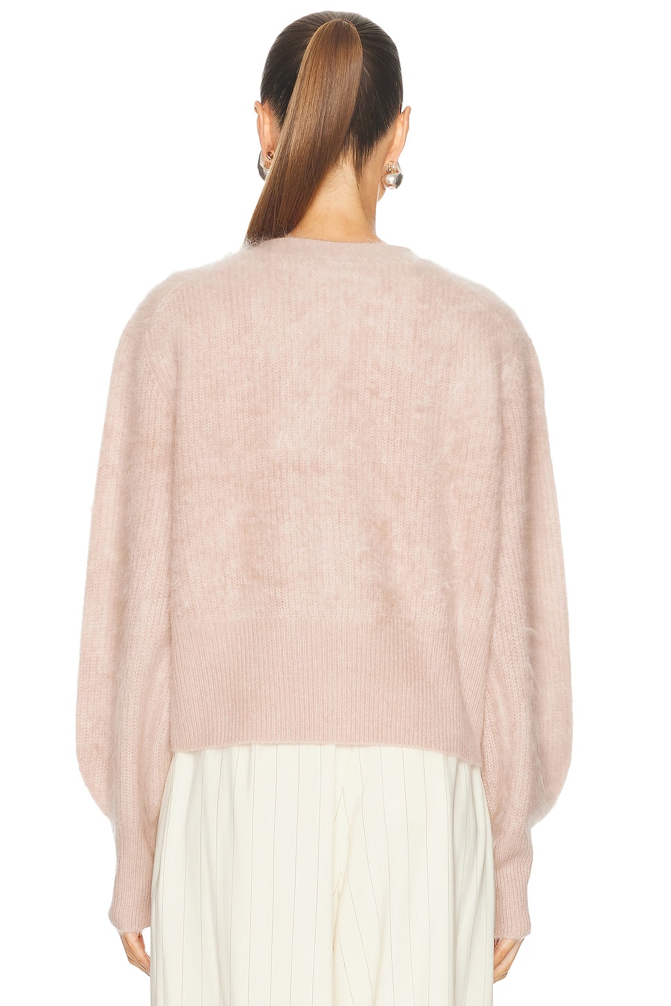 Cashmere Peyton Cardigan Pale Pink