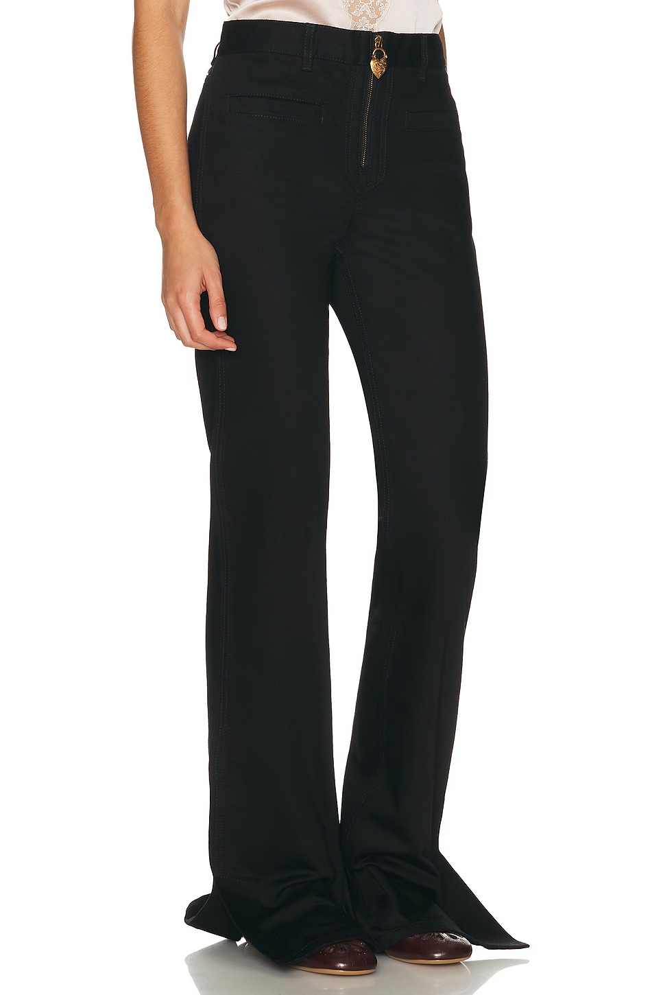 Straight Leg Trouser Black
